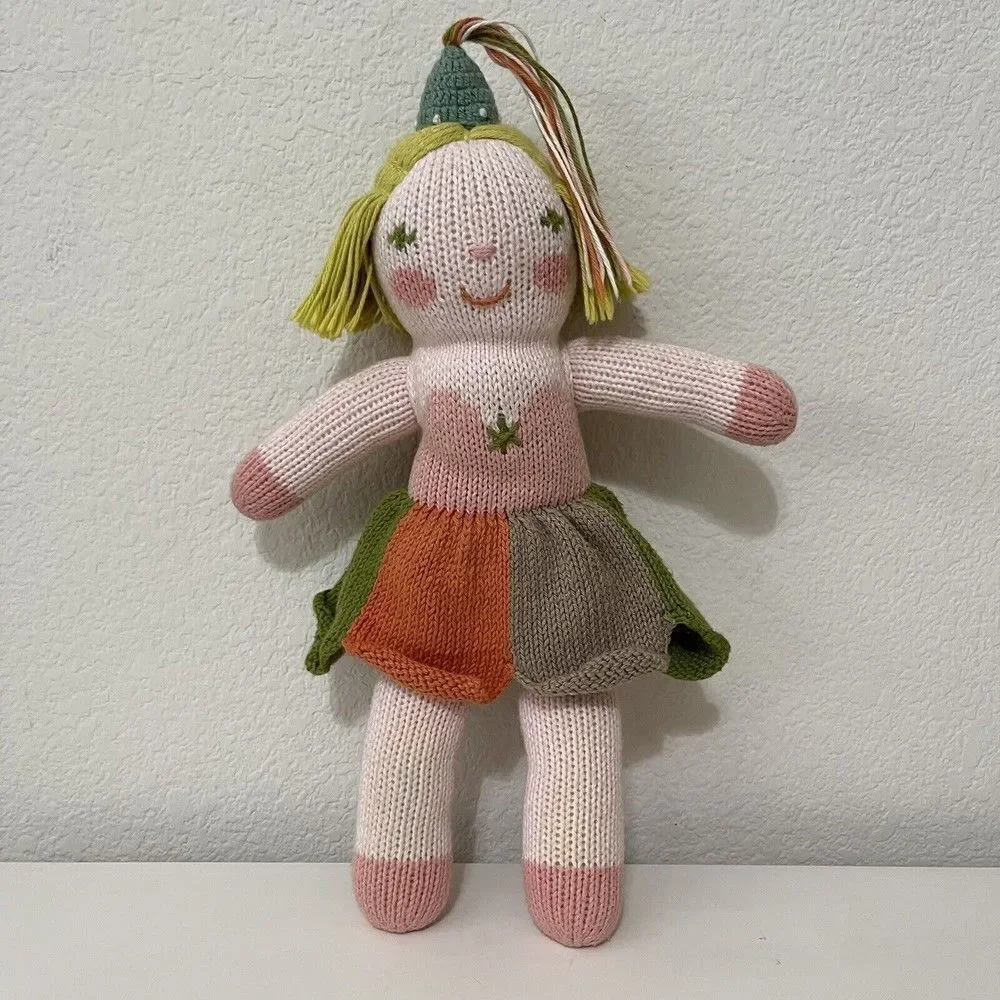 Blabla Kids Mini Clochette the Fairy Knit Plush Toy Stuffed Animal Doll 13